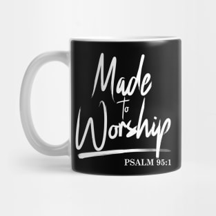 Christian Worship Leader Faith & Praise Psalm Verse Gift Mug